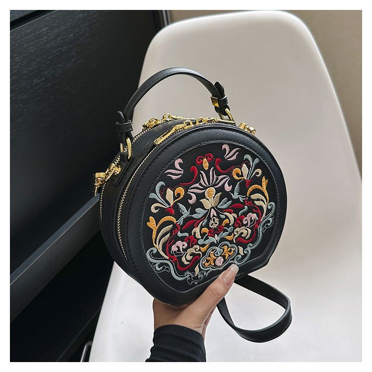 Women's Advanced Texture Trendy Artistic Chinese Style Shoulder Messenger Bag