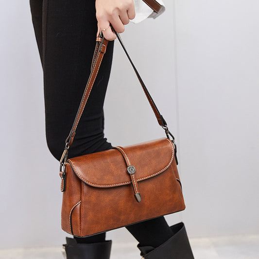 Women's Fashion New Leather Messenger Bag