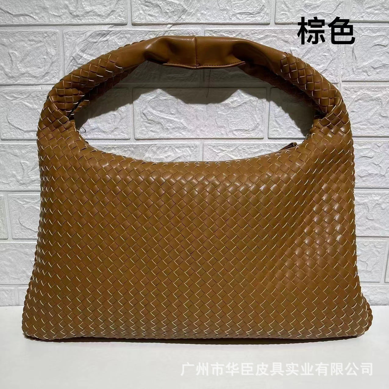 Bolso tejido para mujer, bolso de hombro de gran capacidad