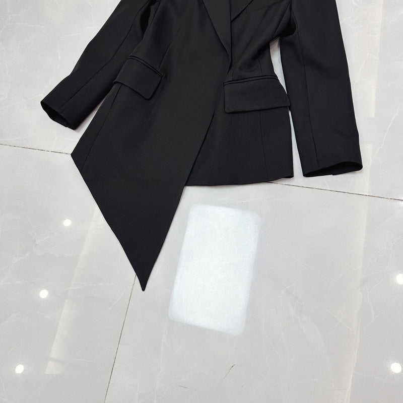 Women's Irregular Premium Commuter Suit Coat