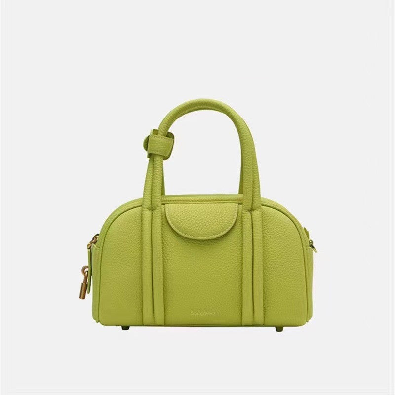 Bowling Boston Toe Leather Handbag