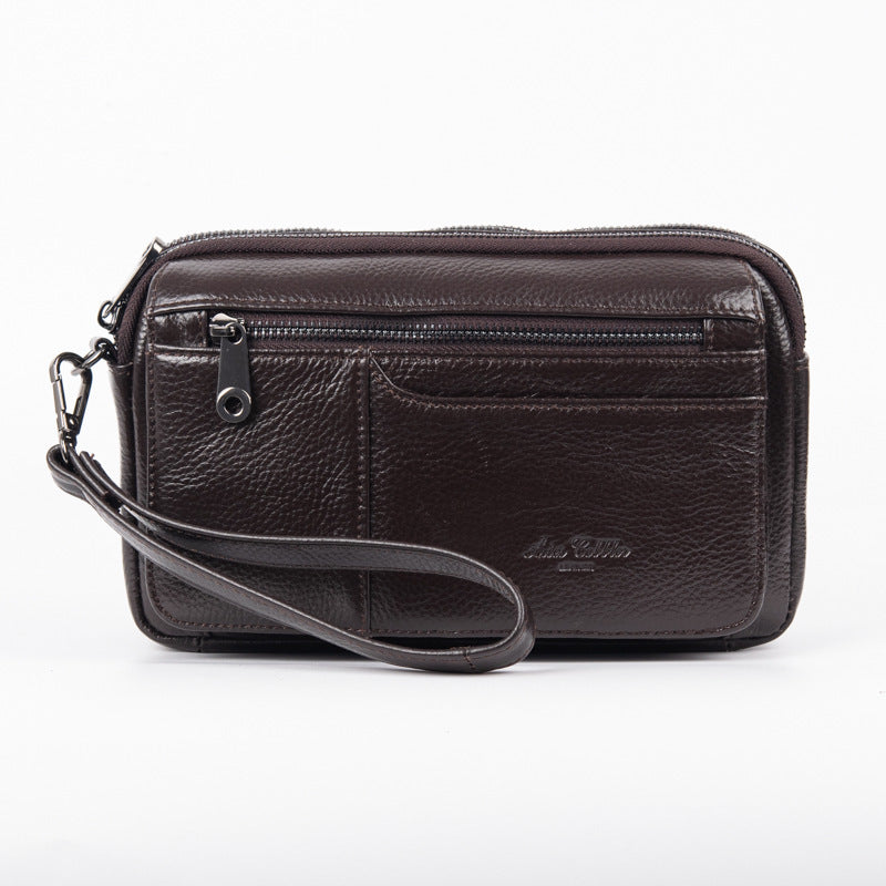 Genuine Leather Clutch Bag Multi-functional Leisure