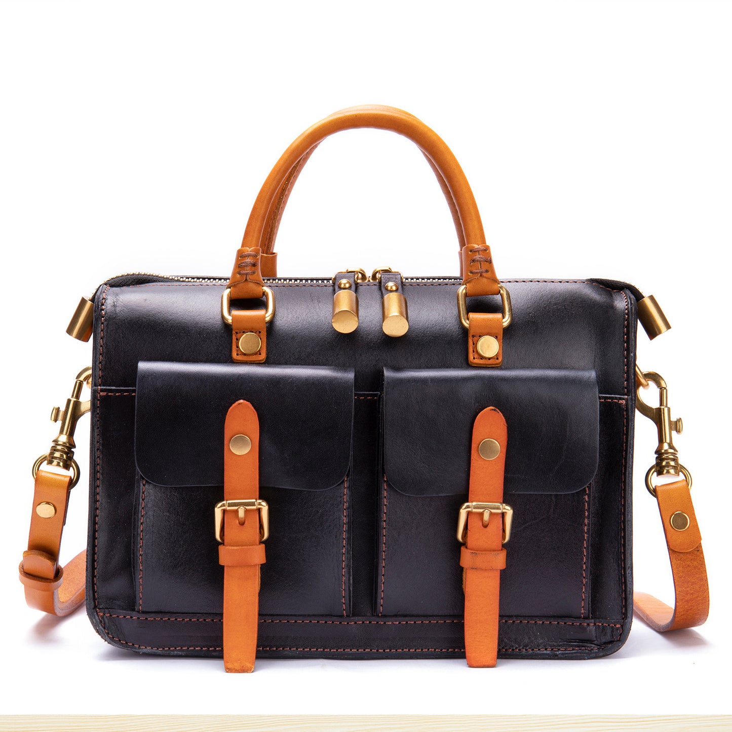 Top Layer Cowhide Fashion Casual Commuter Handbag