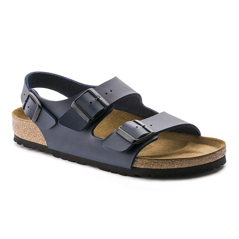 Men's And Women's Retro Easy Matching Platform Flat Sandals