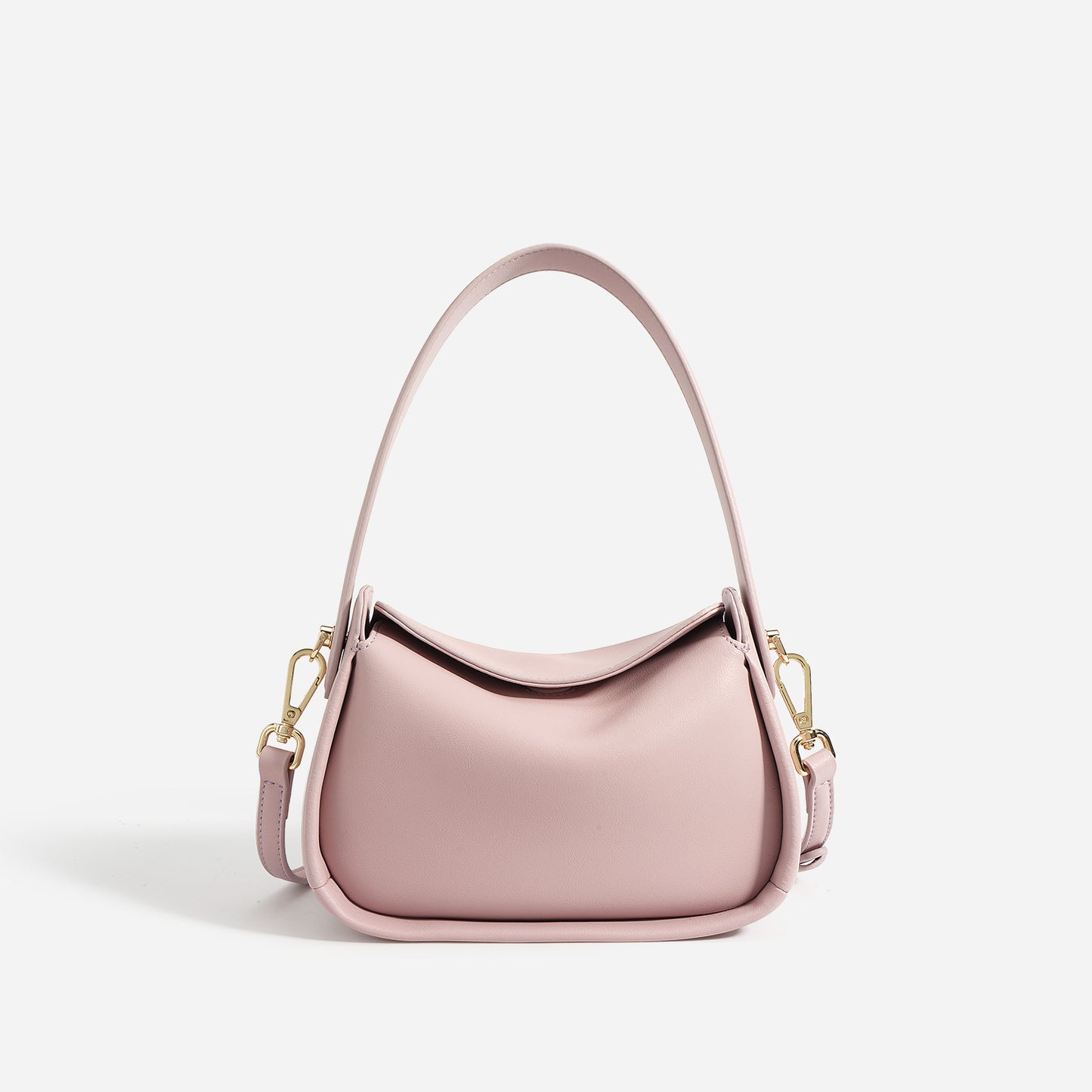 Bolso bandolera de piel de vaca suave y a la moda para mujer