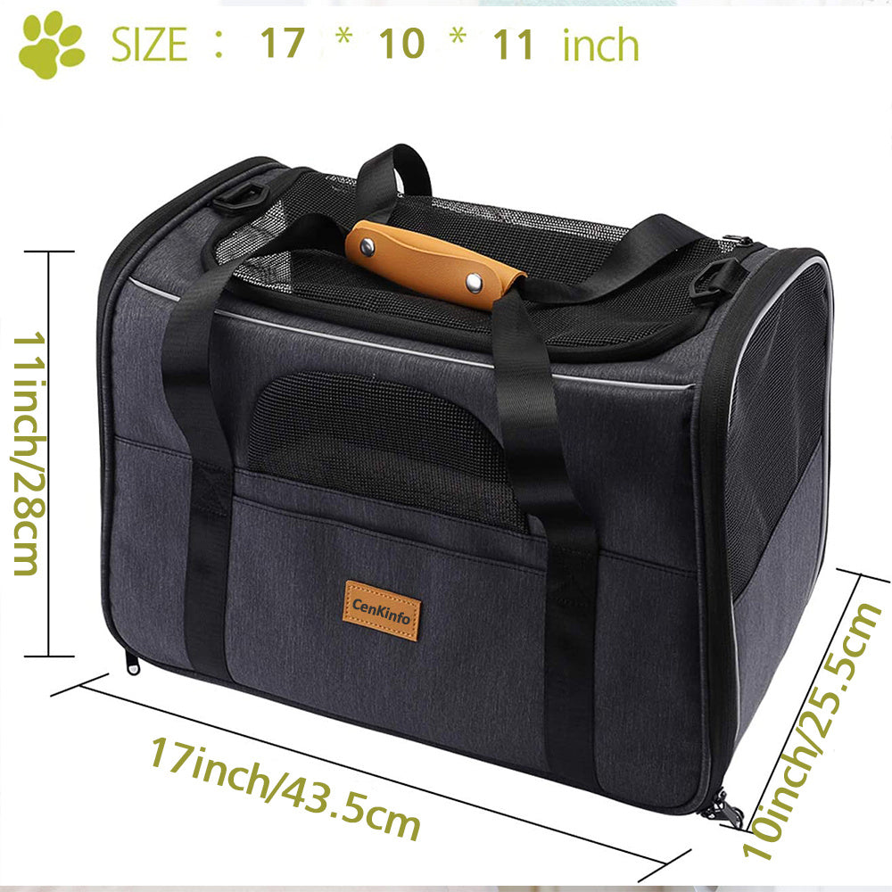 Cat Carrier Soft Dog Carrier Foldable Portable Bag Pet