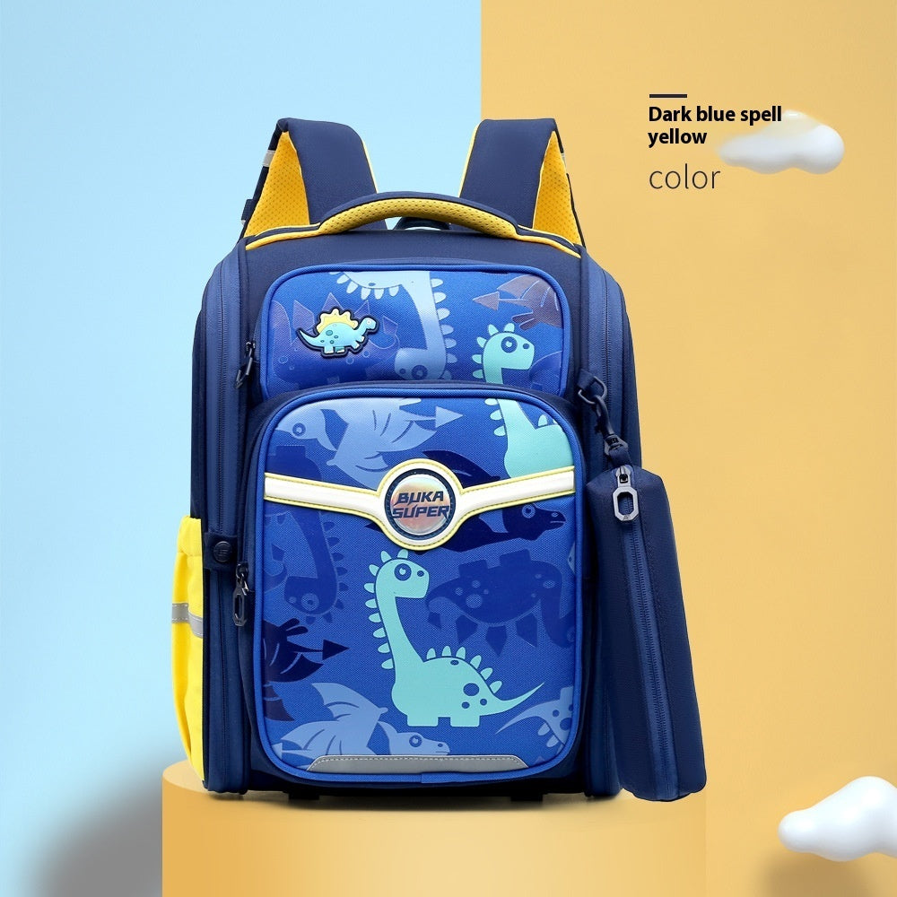 Minimally Printed Backpack With Reduced Burden And Spine Protection