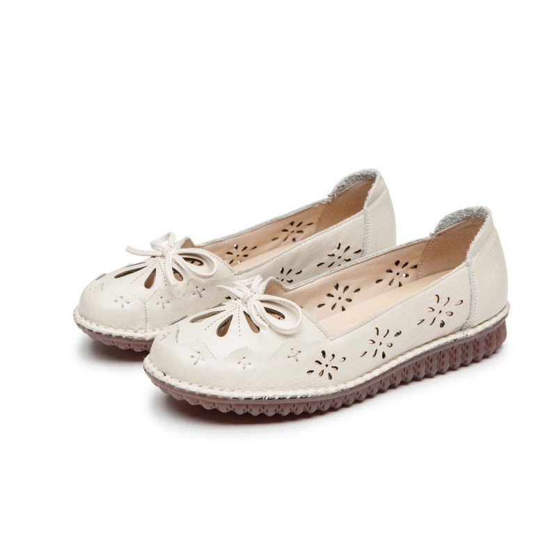 Genuine Leather Soft Sole Comfortable Women's Shoes