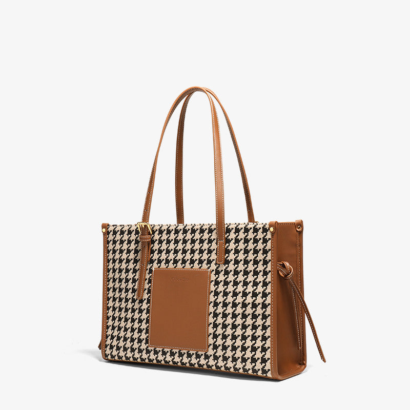 Niche Design Houndstooth Shoulder Bag