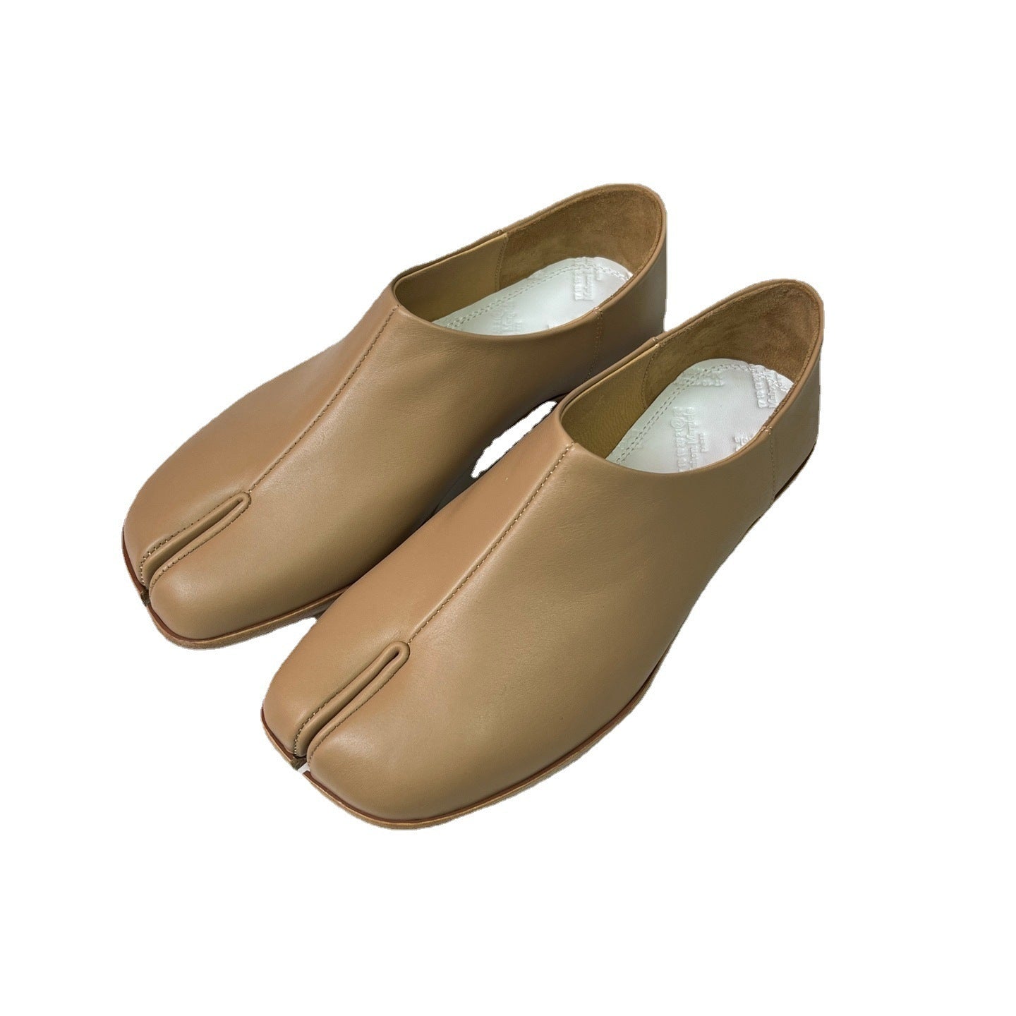 Genuine Leather Flat Sole Single Shoe For Comfort