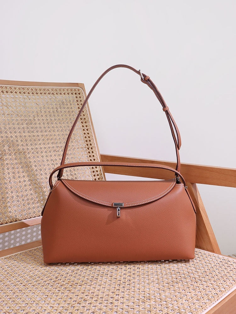 Fashion Cattlehide Leather One Shoulder Commuter Women's Bag