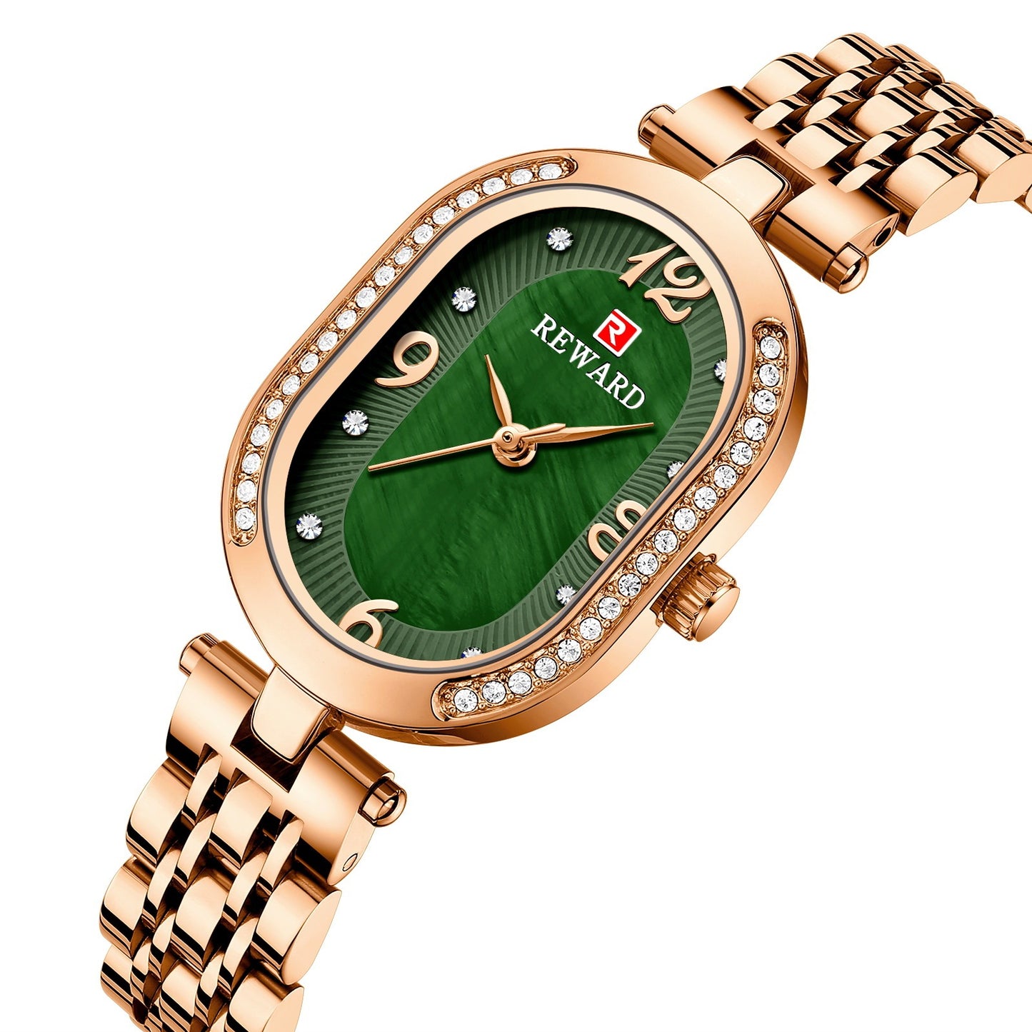 Montre élégante pour femme avec diamants