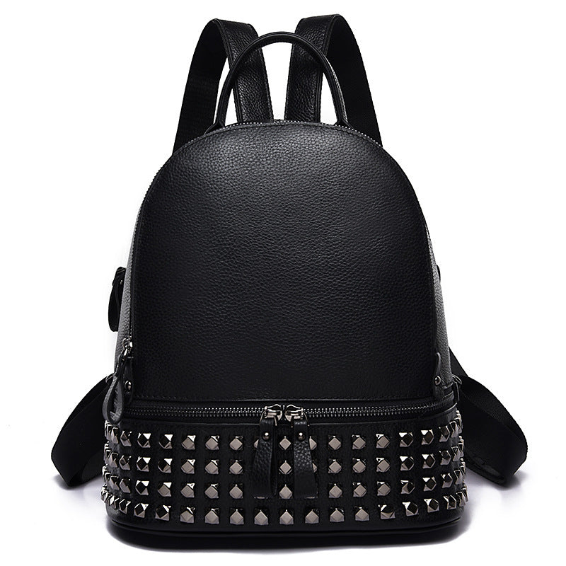 Backpack Women's Korean Fashion Casual Leather