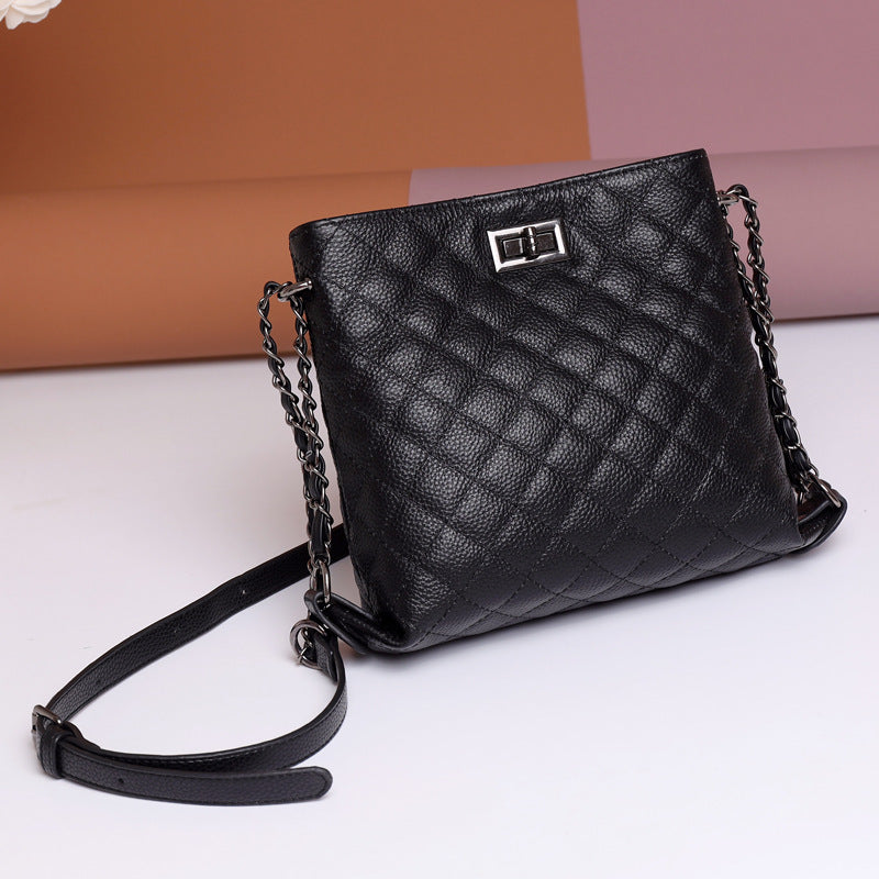 Fashion Simple Ladies Rhombus Chain Bag