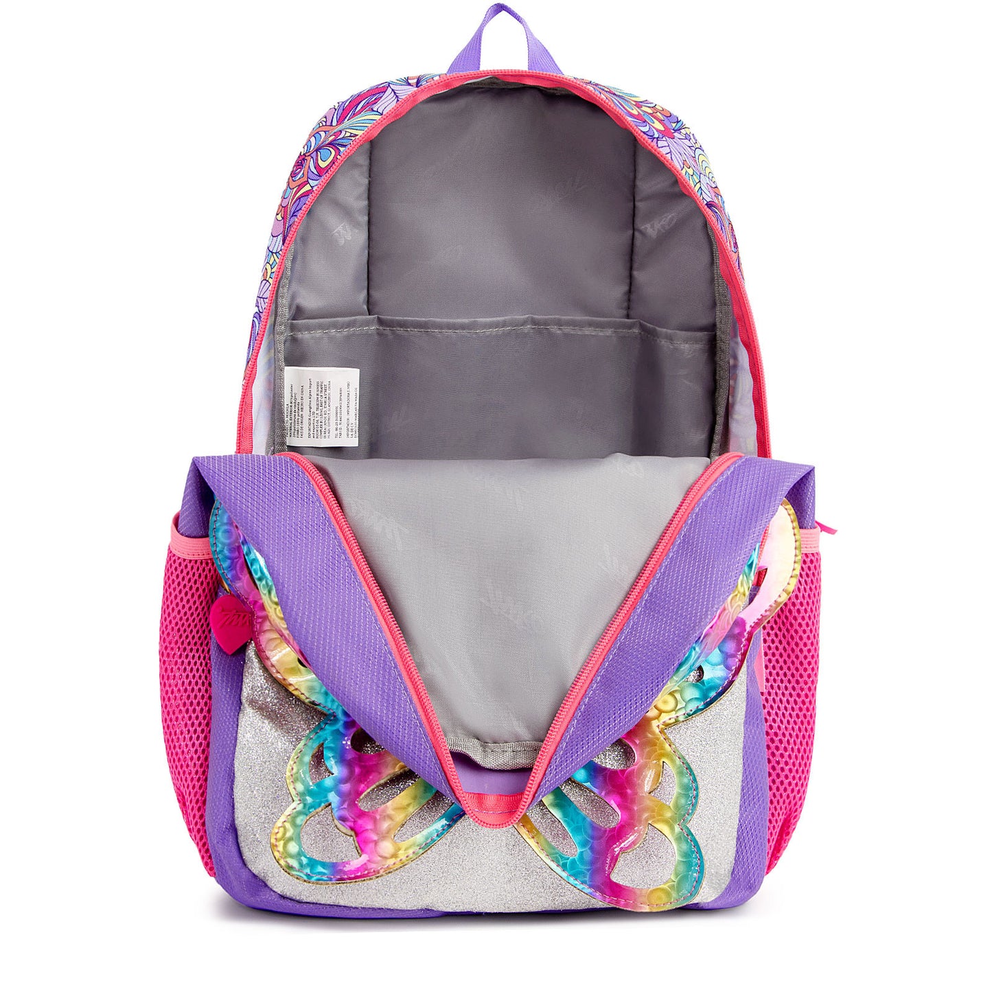 3D Rainbow Butterfly Cute Color Primary School Girls Backpack