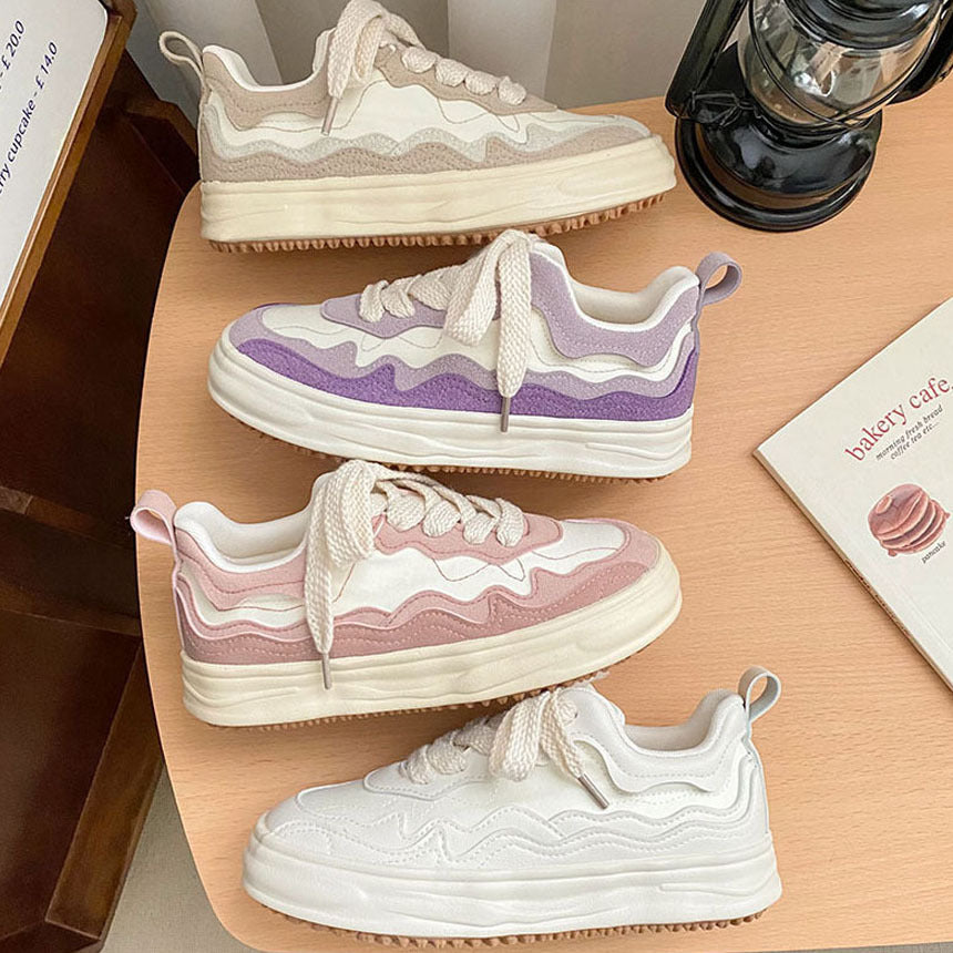 Girl's Casual Sneaker All-matching Platform Shoes