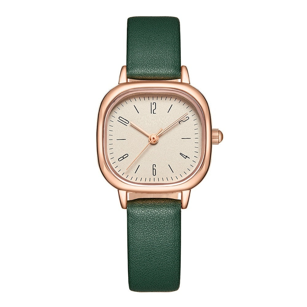 Elegant Quartz Simple Fashion Square Women's Watch