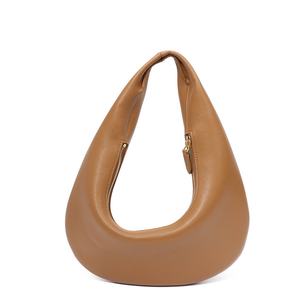 Bolso de hombro minimalista retro elegante para mujer