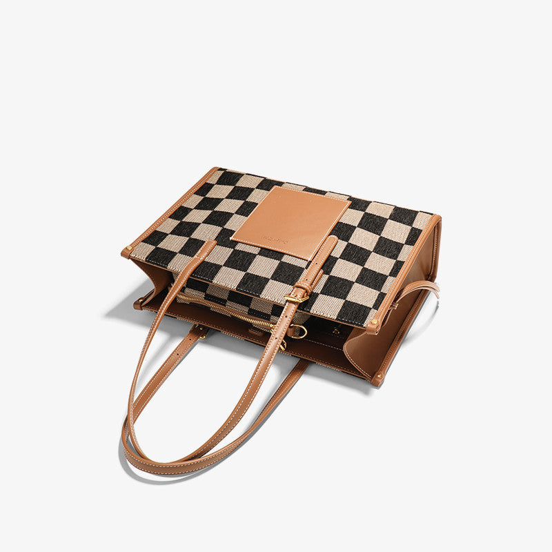 Niche Design Houndstooth Shoulder Bag