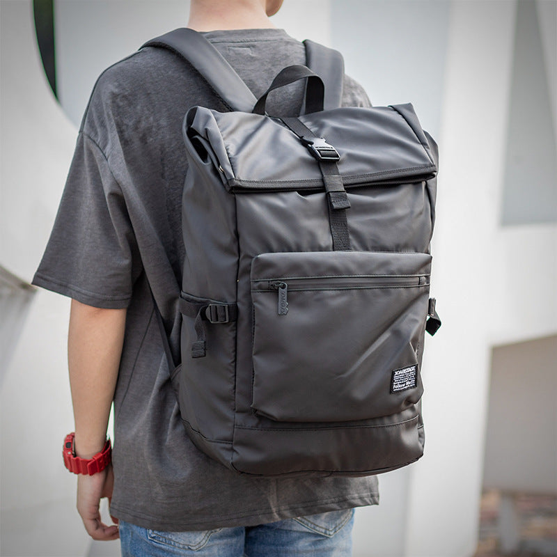 Men's Simple Casual Large Capacity Backpack