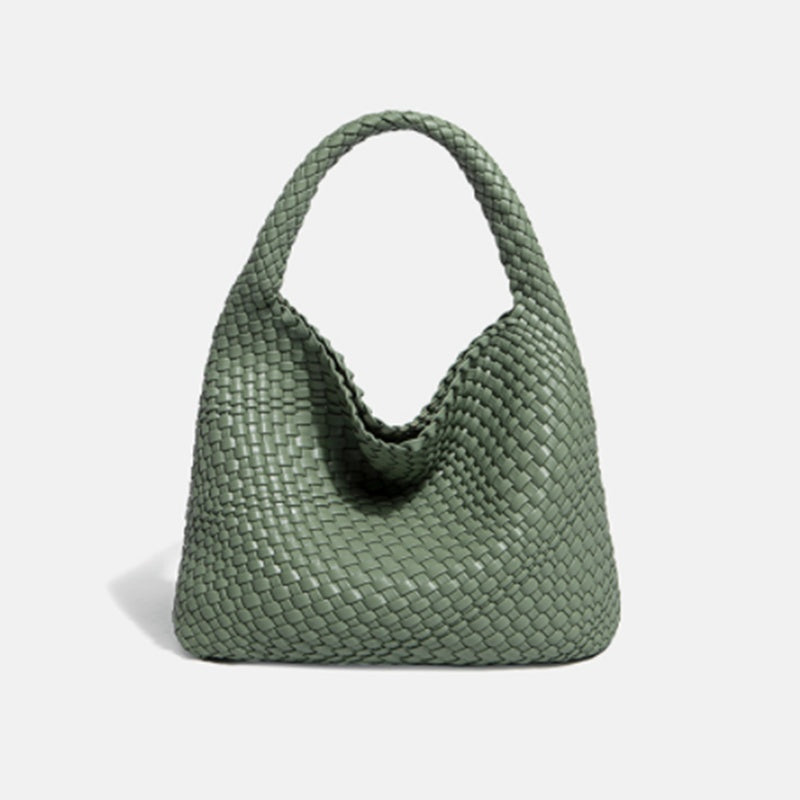 Hand-woven Bucket Soft Leather High-end Women's Bag