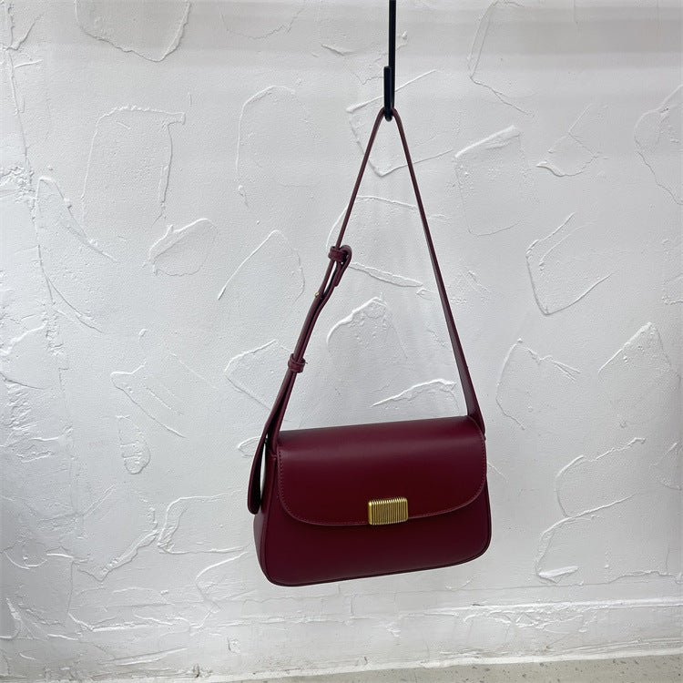 Bolso bandolera pequeño informal de otoño e invierno con diseño de minorías, combinable con todo