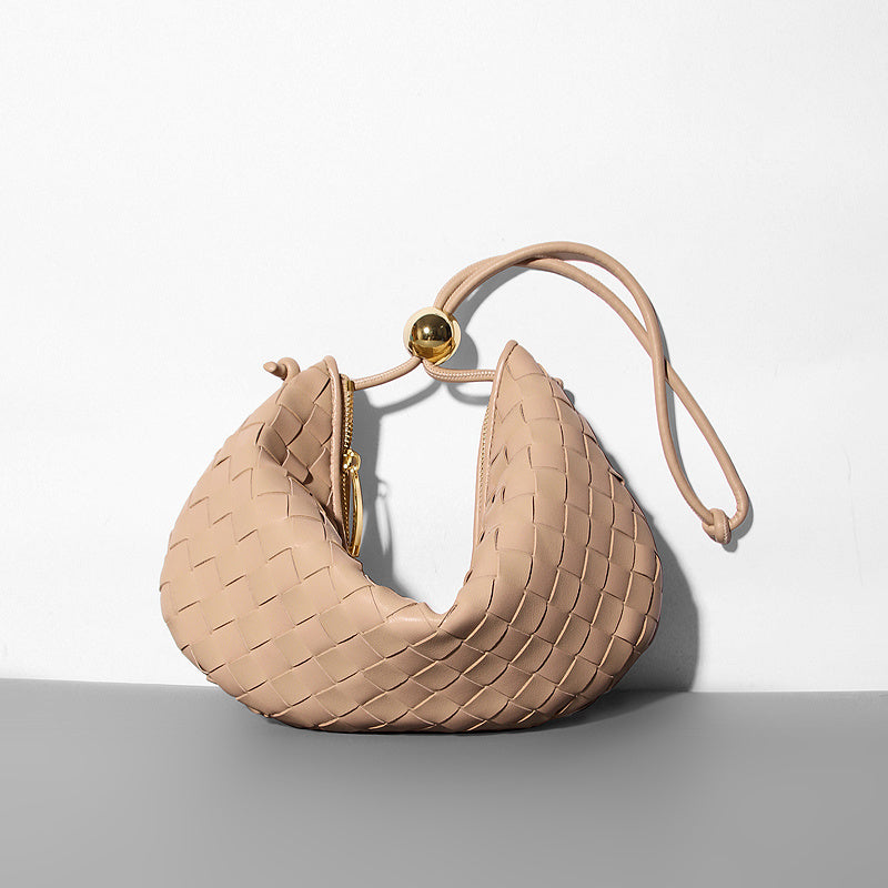 Small Golden Ball Woven Handbag Summer