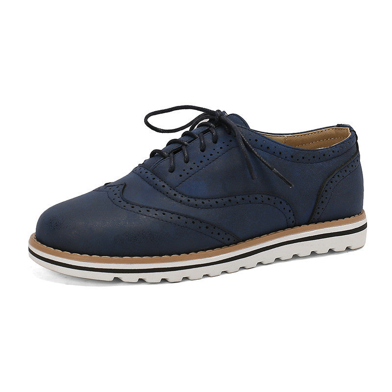 Brogue Burnt Women's Shoes Spring And Autumn