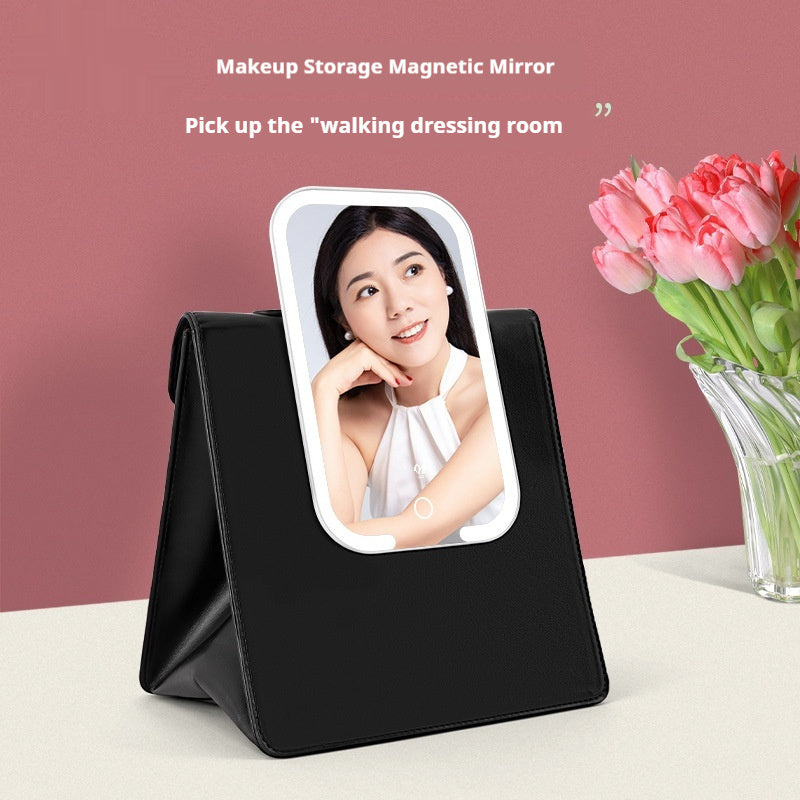 Portable Cosmetic Mirror Integrated Portable Bag