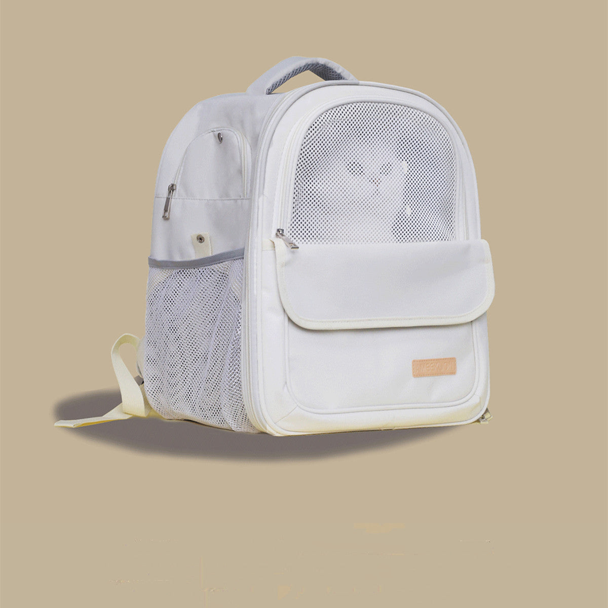 Summer Breathable Outdoor Portable Canvas Portable Pet Backpack