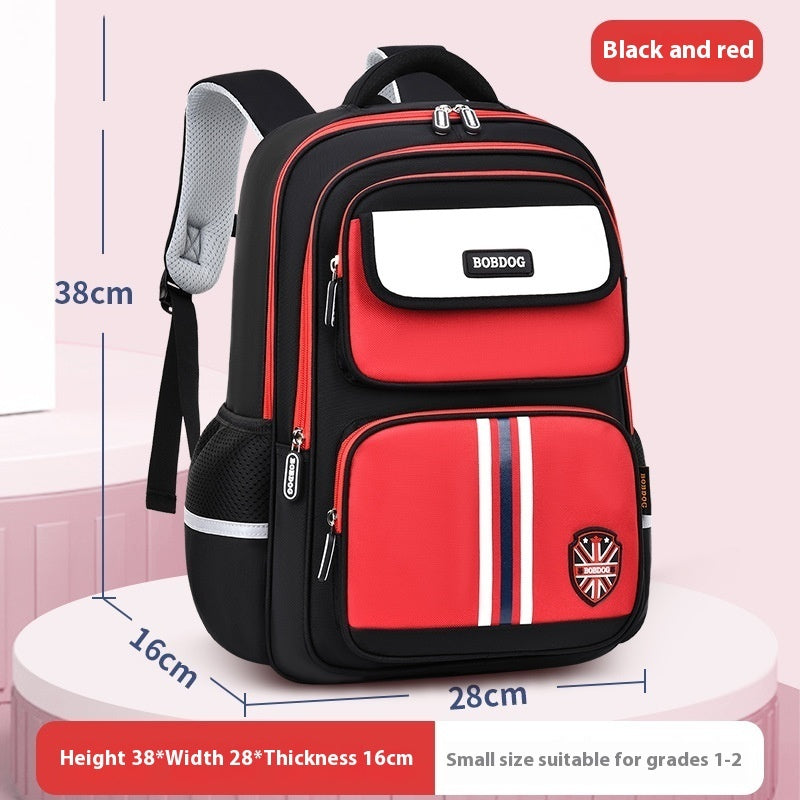 Mochila ligera impermeable para niños de 1.º a 3.º grado, con protección para la columna vertebral y alivio de la carga, para mujer