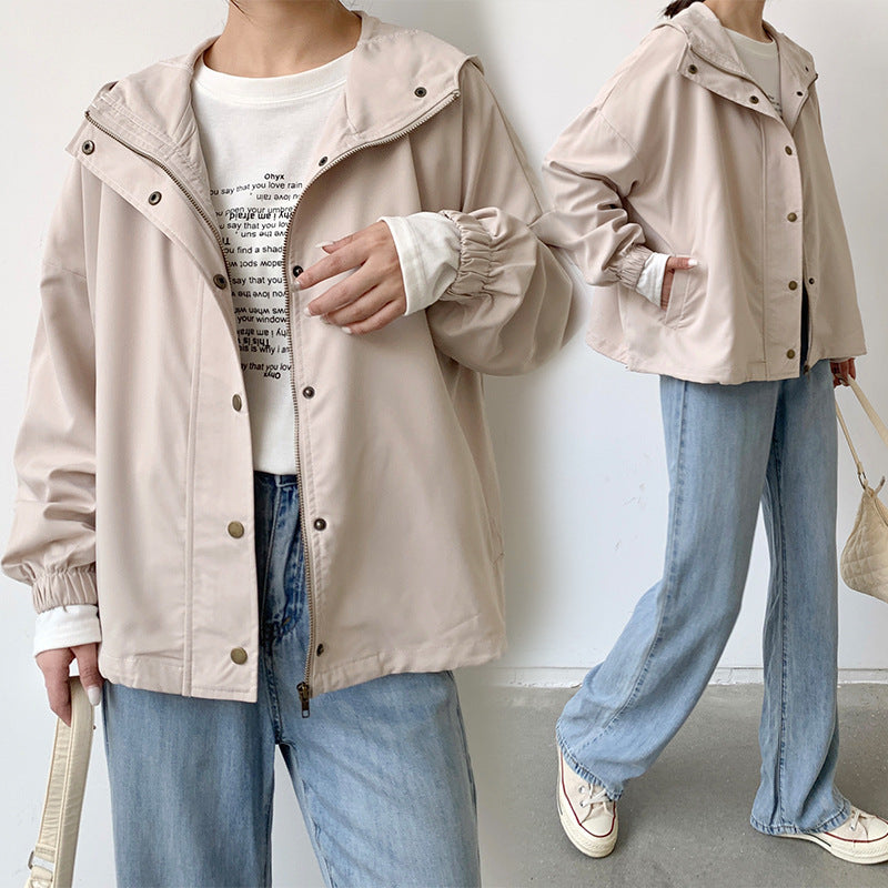 Special-interest Design Loose-fitting Short Coat Women's Casual