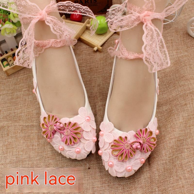 Low Heel Plus Size Women's Shoes Bridal Shoes