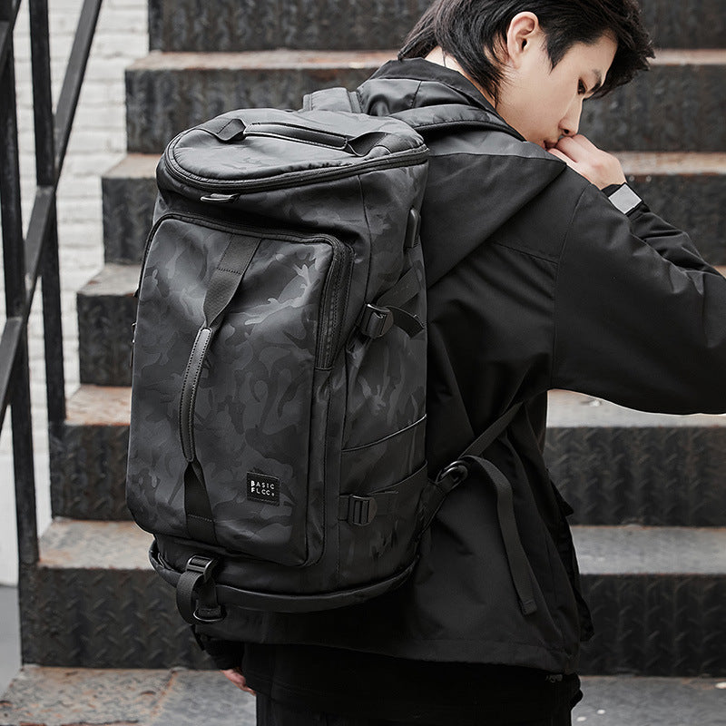 Mochila de viaje de baloncesto y fitness para hombre de gran capacidad