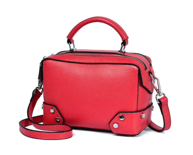 Women's Genuine Leather Handbag Simple Shoulder