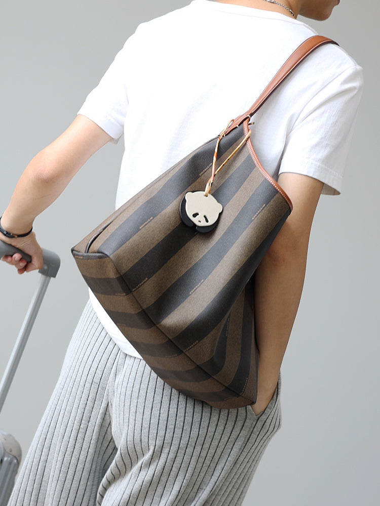 Head Layer Cowhide Commuting Bag For Women