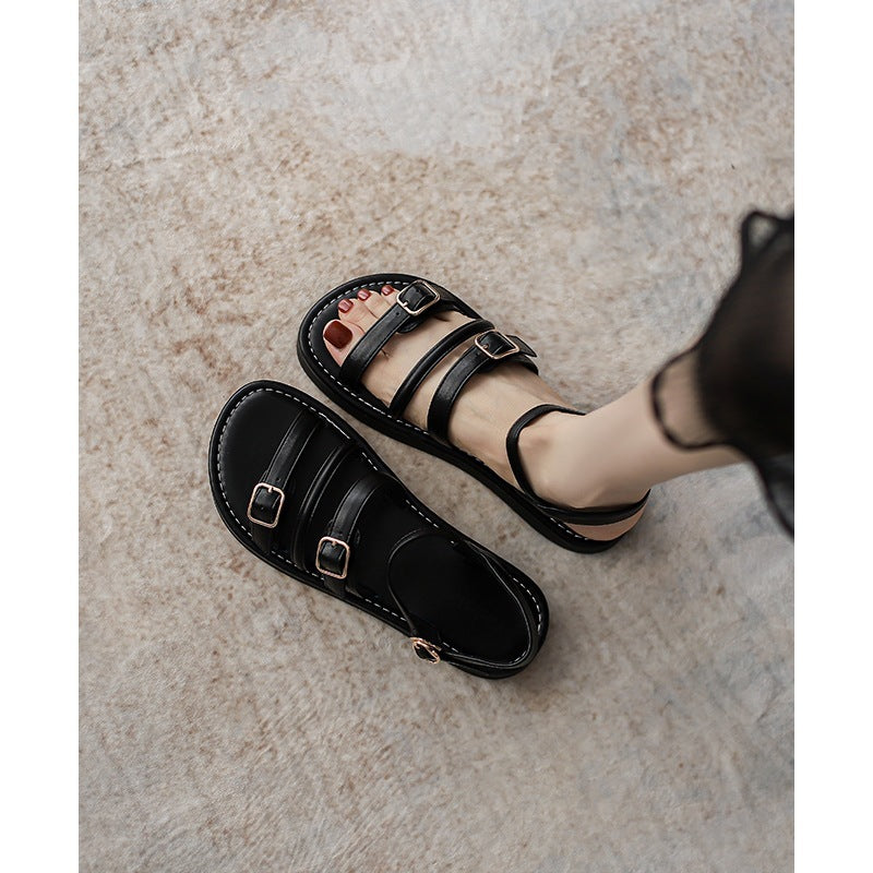 Flat Thin Strap All-match Seaside Beach Shoes Sandals