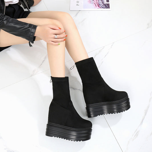 All-matching Korean Martin Boots Women's Platform