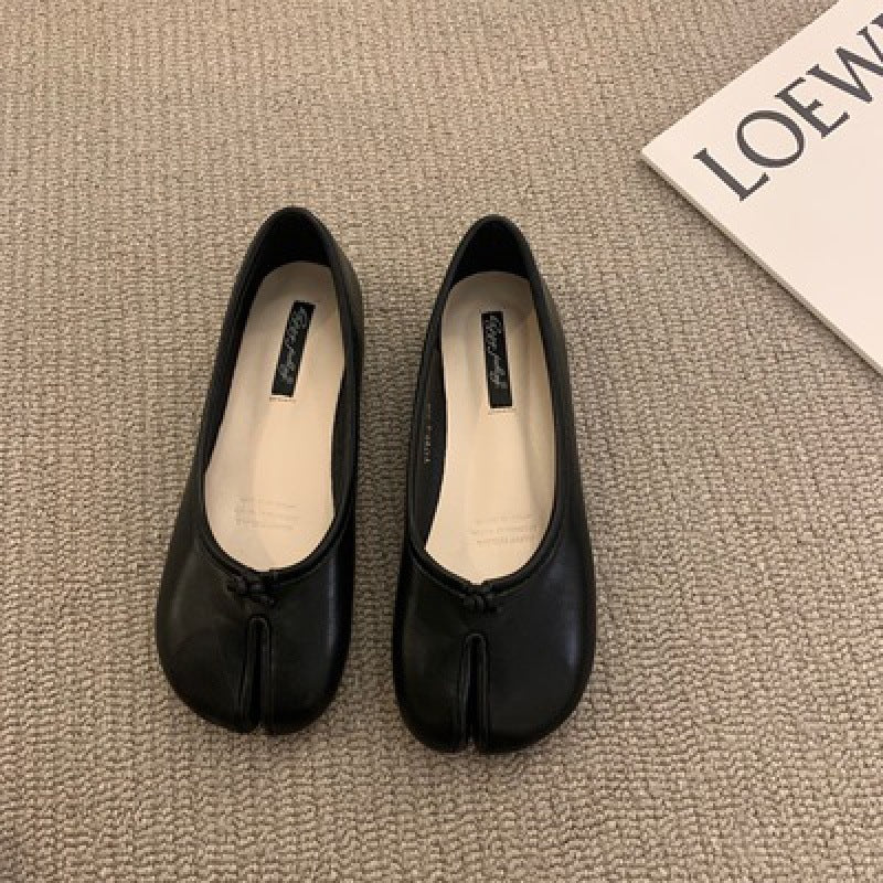 Women's Summer Split Toe Trotter Flat-soled Shoes