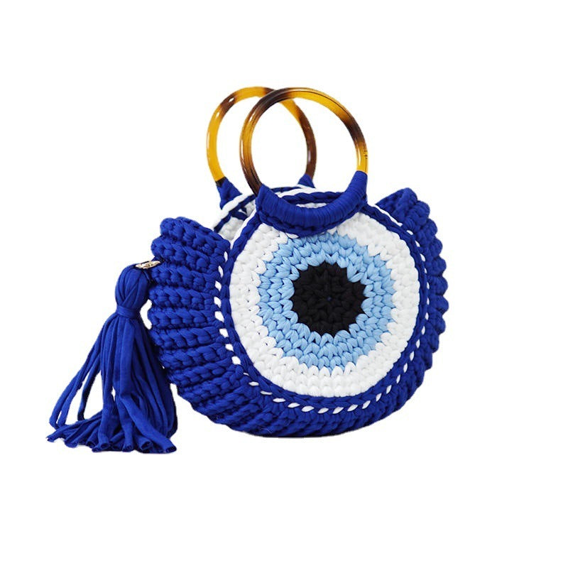 Bolsa tejida de gran capacidad Big Eye Monster portátil