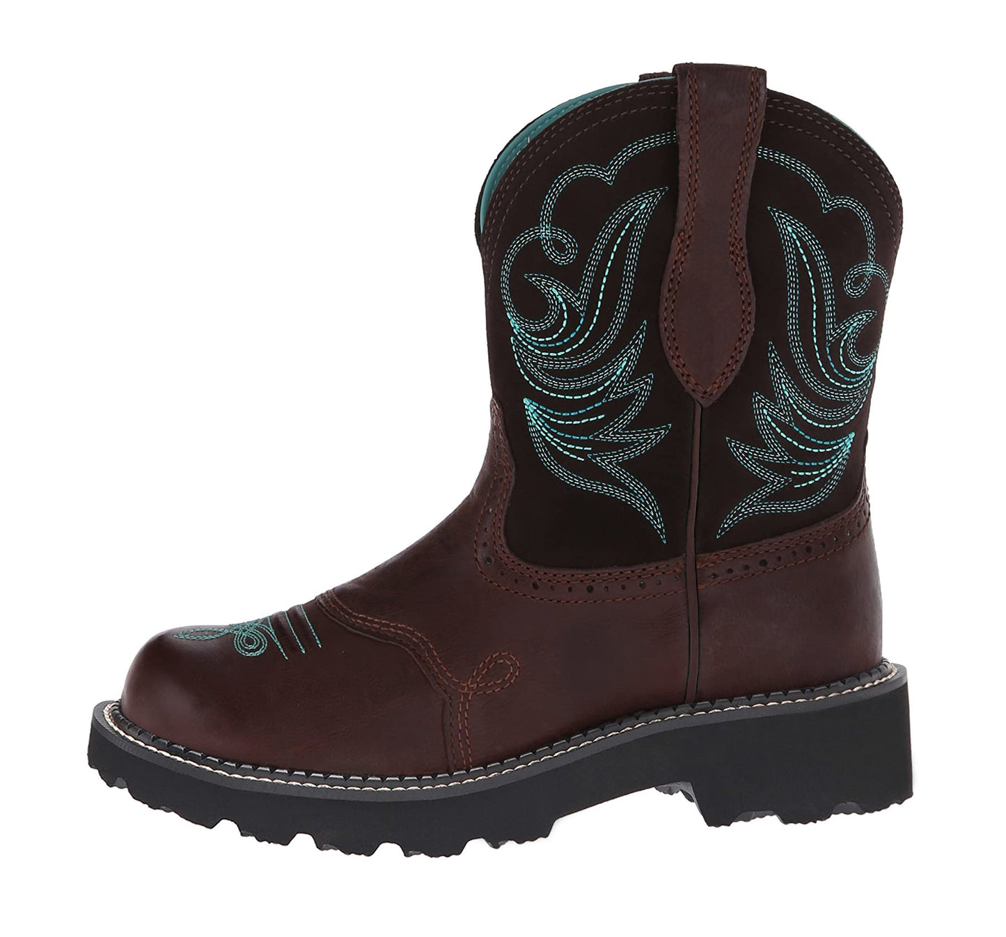 Embroidered Women Cowboy Boot Autumn And Winter Women's Mid Boots