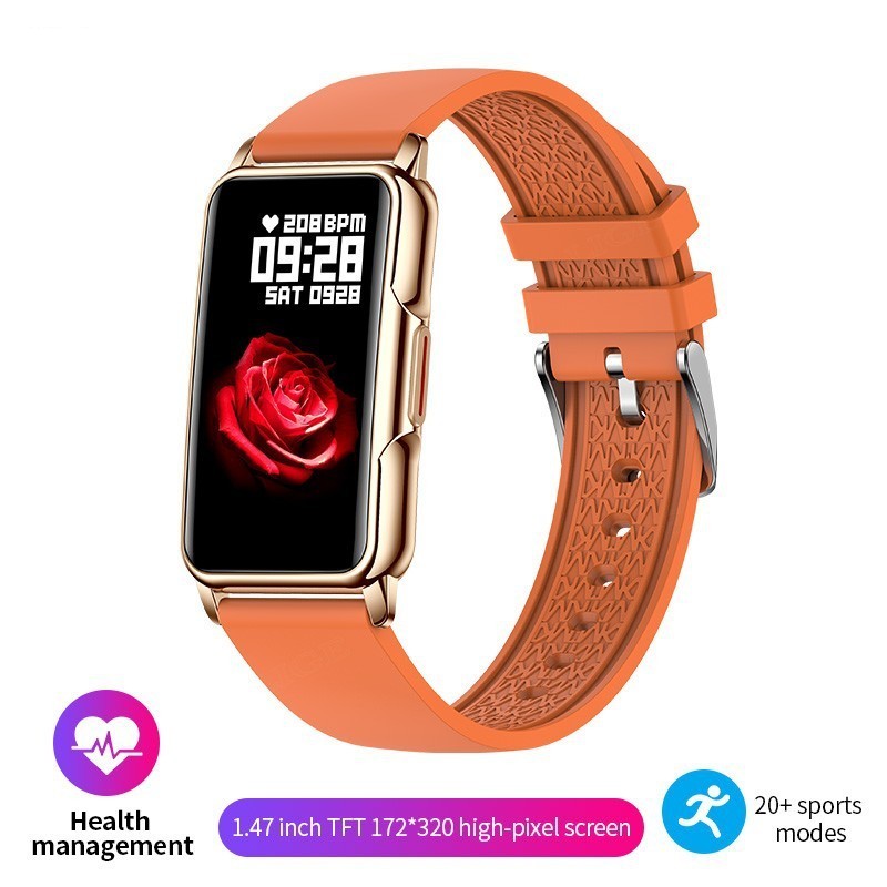 Bracelet de sport intelligent d'extérieur Montre de surveillance de la santé multifonctionnelle pour femmes