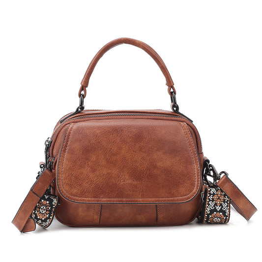 Retro Simple Women's Handbag Texture