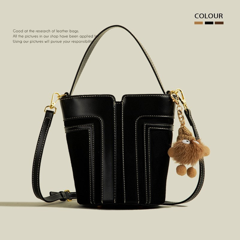 Bucket Bag Advanced Texture Women's Hand Bag