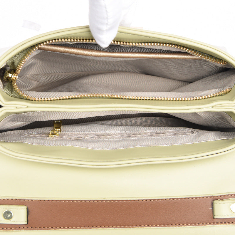 Ladies Premium Gold Bar Lock Tote Bag