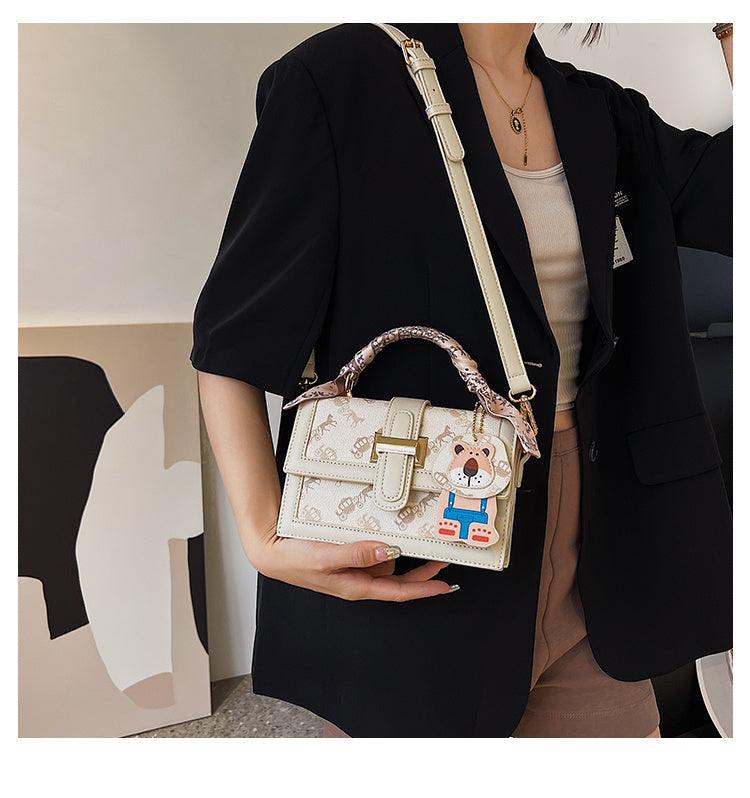 Trendy Cross-body Fashion Foreign Small Square Bag