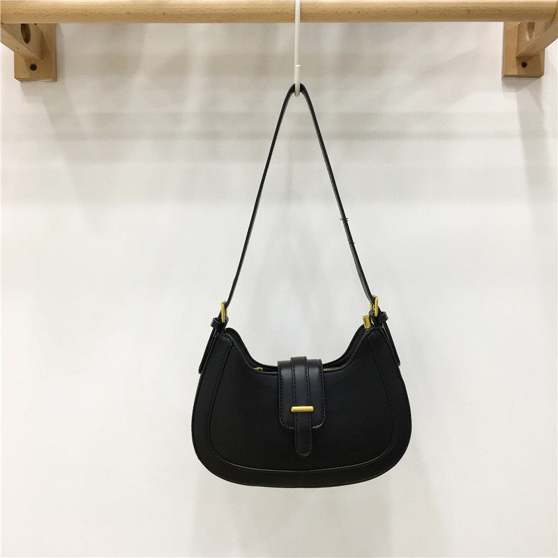 Bolso de mano francés diagonal versátil y portátil para mujer, de moda, para coser en el coche