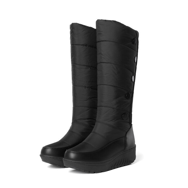 Botas de nieve hasta la rodilla de talla grande