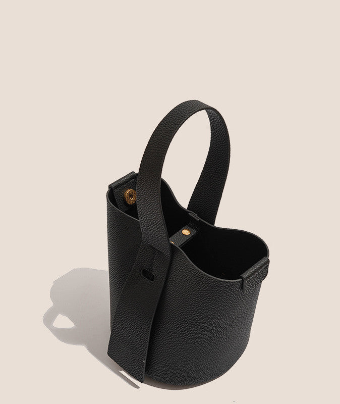 Bolso bandolera retro sencillo de piel para mujer